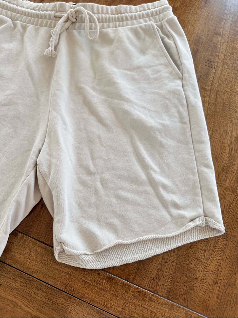 H&M Men's Drawstring Athletic Shorts - Off-White - Picture 3 of 6